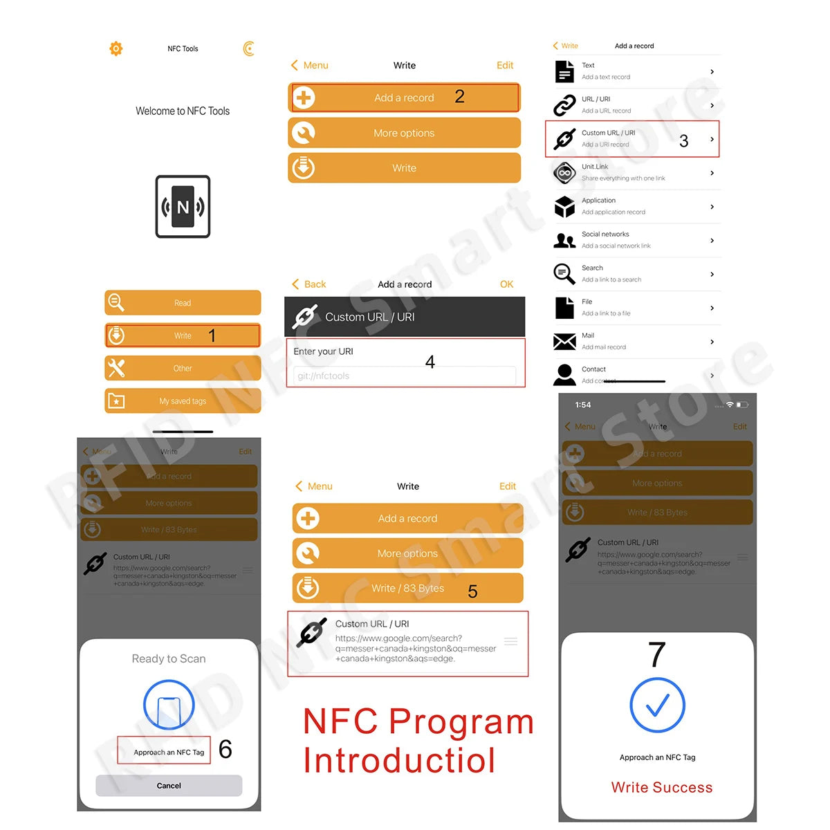 NFC Sticker Reviews  for Food Delivery Bags