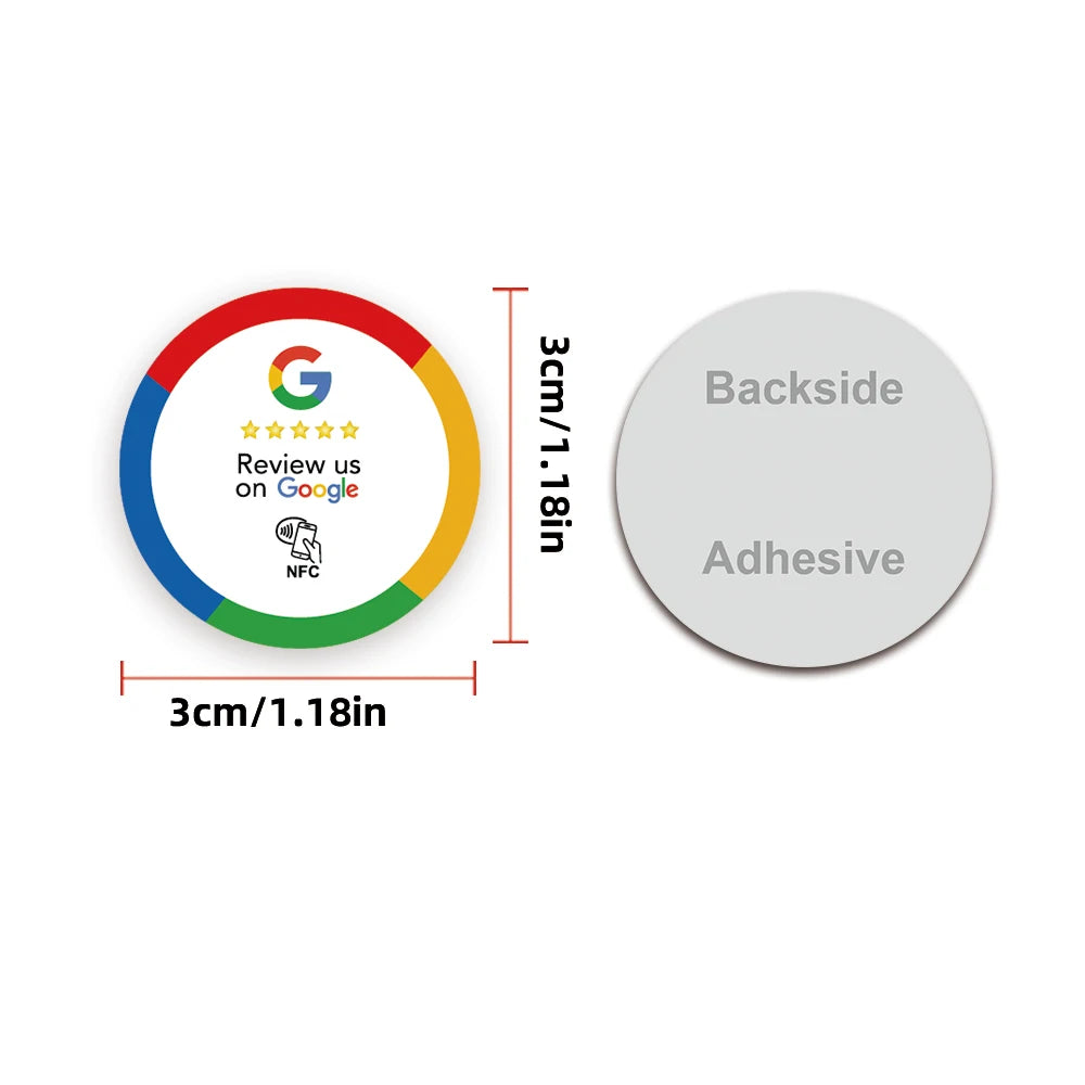 NFC Sticker Reviews  for Food Delivery Bags