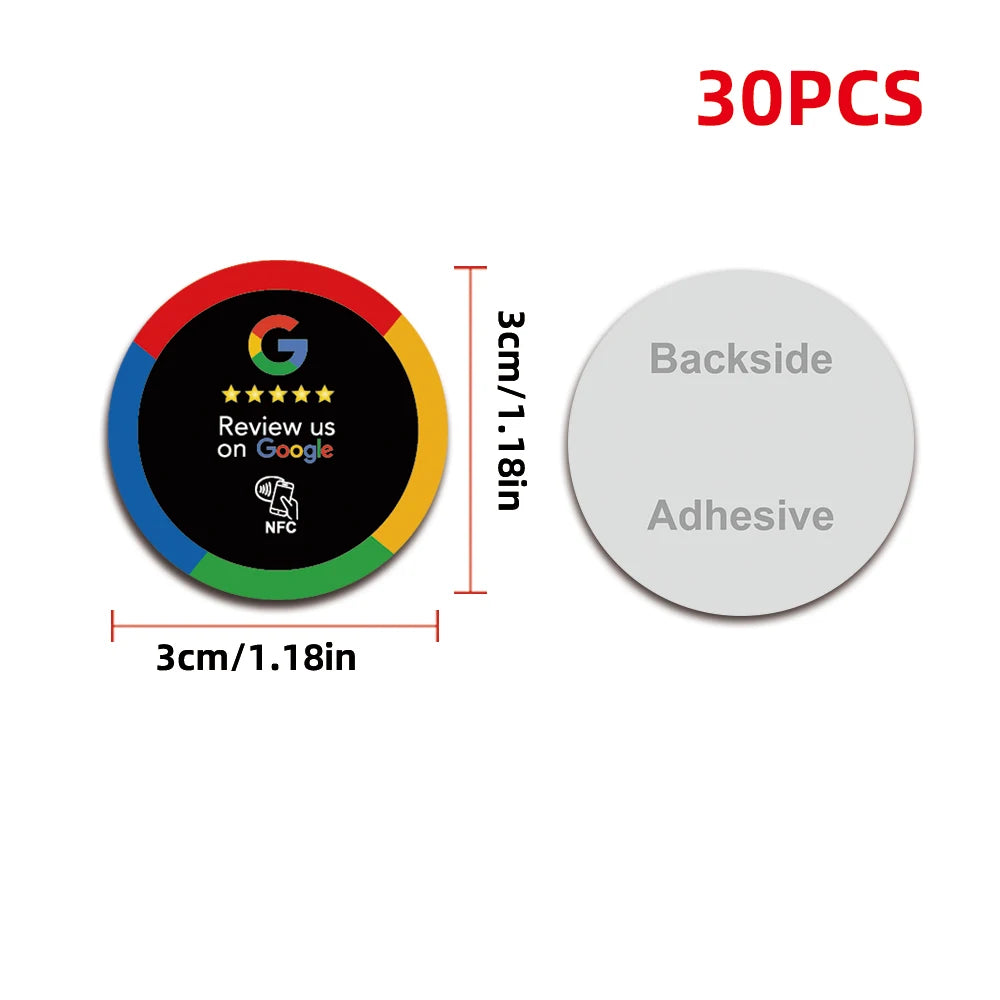 NFC Sticker Reviews  for Food Delivery Bags