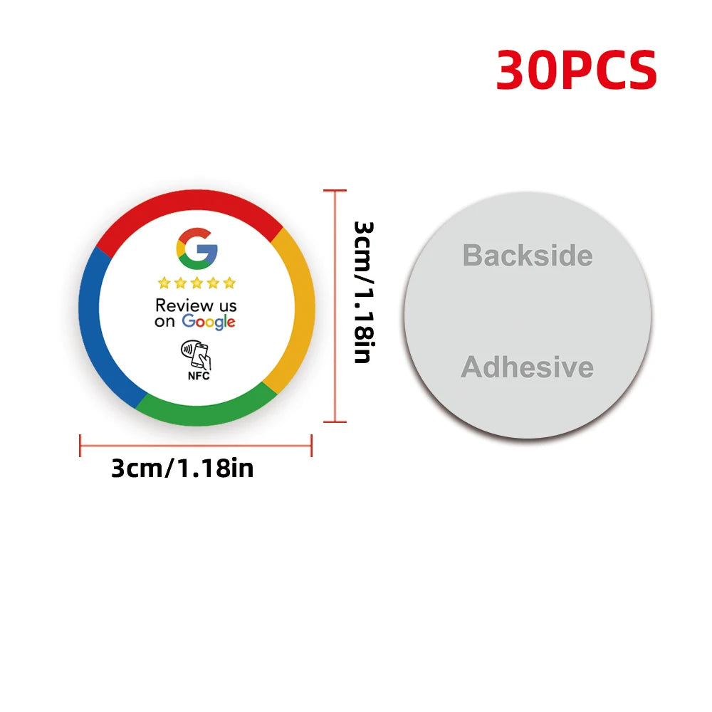 NFC Sticker Reviews  for Food Delivery Bags