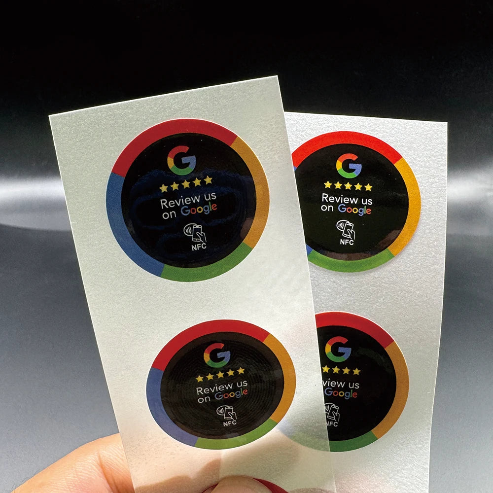 NFC Sticker Reviews  for Food Delivery Bags