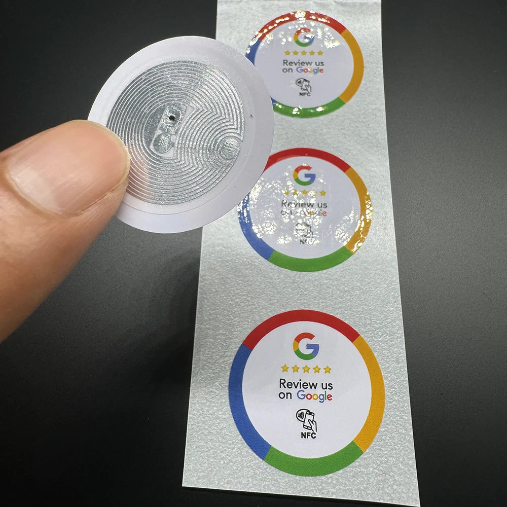 NFC Sticker Reviews  for Food Delivery Bags