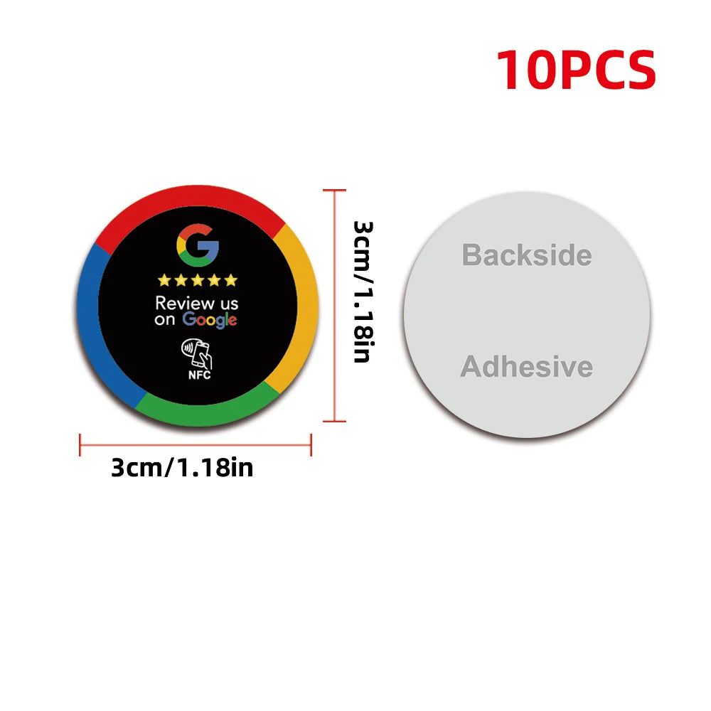 NFC Sticker Reviews  for Food Delivery Bags