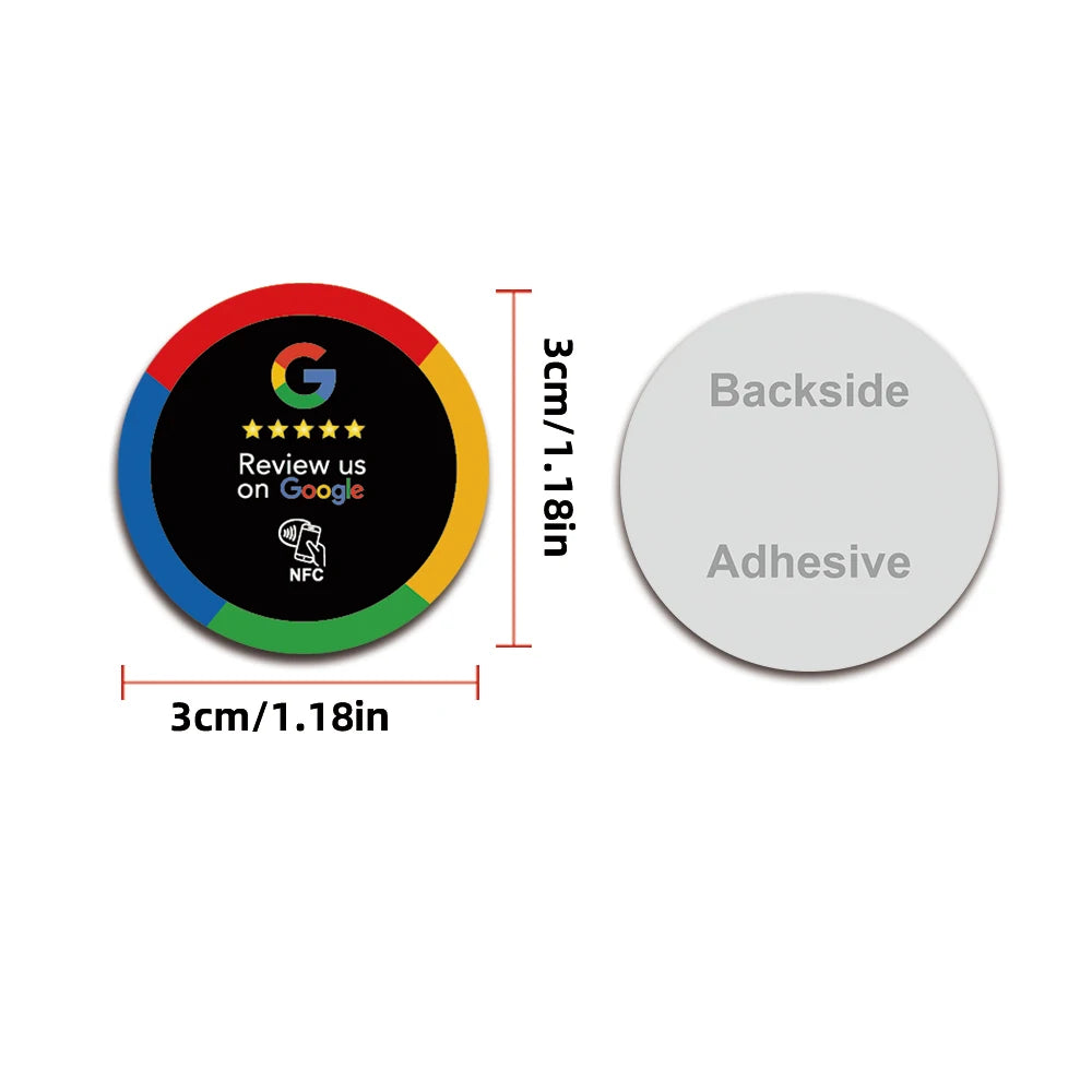 NFC Sticker Reviews  for Food Delivery Bags