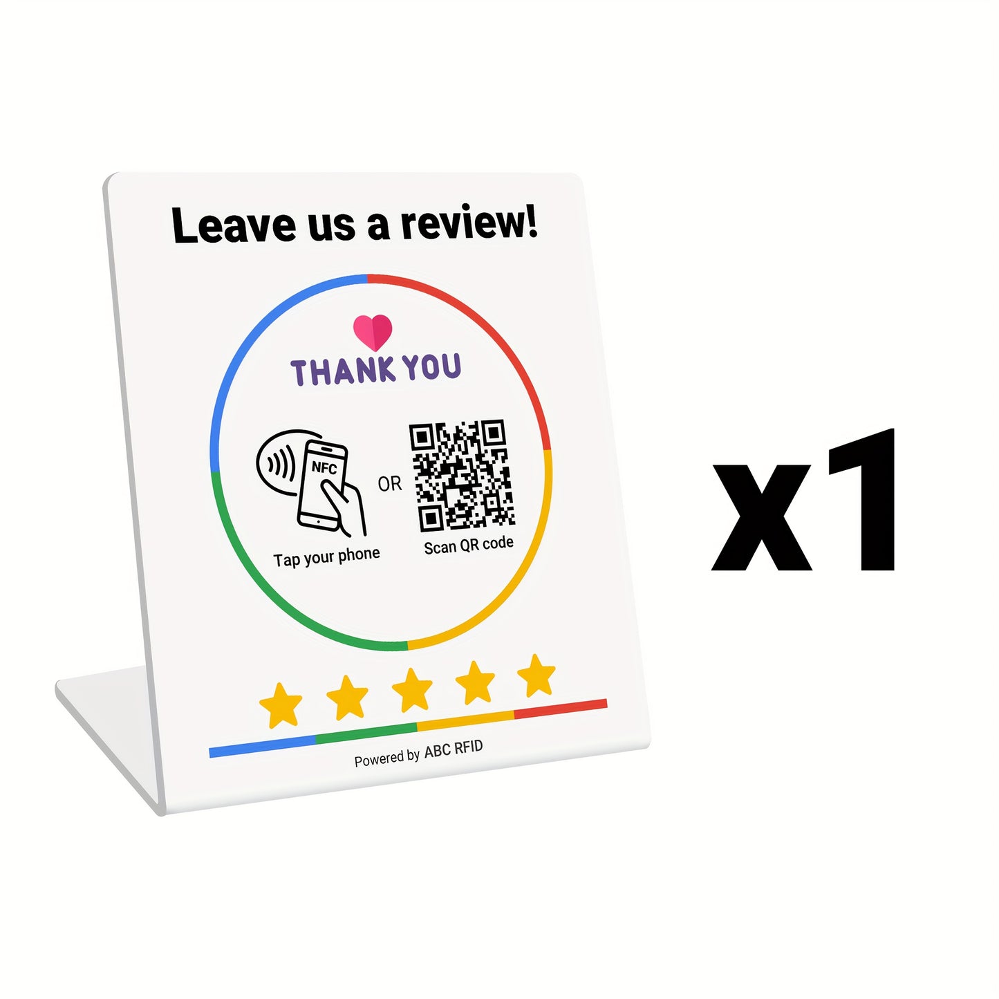 NFC Tap & QR stand